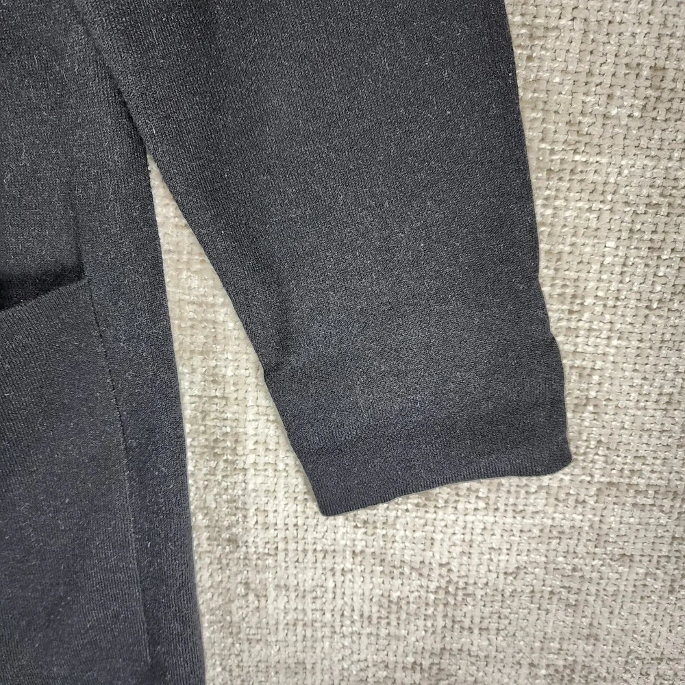 Aritzia Babaton Lance‎ Longline Wool Blend Open Front Cardigan Womens M Black